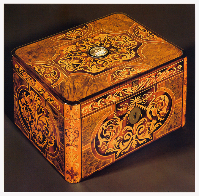 "marquetry box"