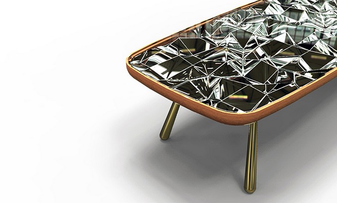 André teoman studio: amazing mirrored kaleidoscope table