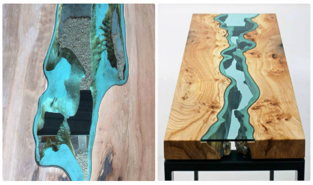 Wooden Coffee Table Design With Glass, Wood Glass Coffee Table Designs