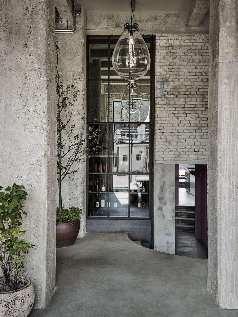 Industrial Style Restaurant 108 with Exposed Brick Walls in Copenhagen