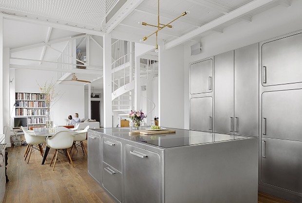 An Industrial Style Kitchen in Romantic Paris You’ll Love!