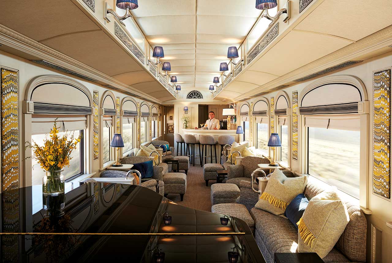 A Magical Train with a Vintage Decor That'll Hypnotize You