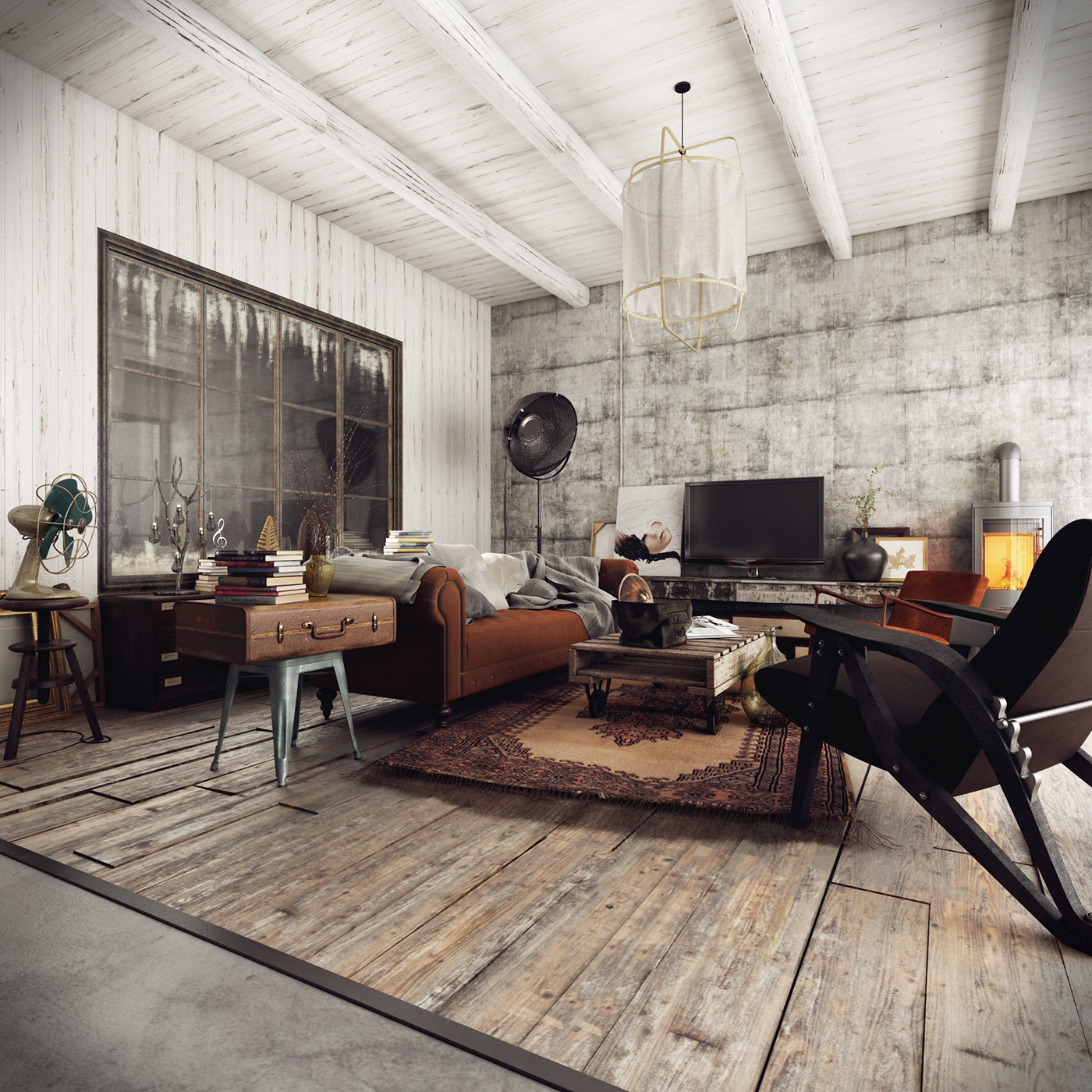 Dazzling Vintage Industrial Home Inspiration!