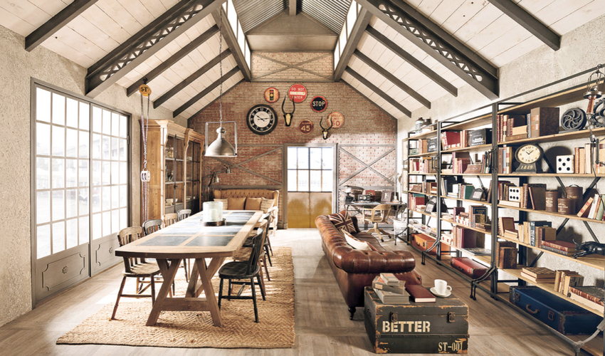 Vintage Industrial Design Ideas For Your Loft