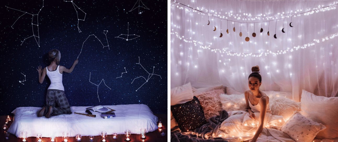 Create Your Own Galaxy With These Astrology-Themed Lighting Pieces 🌙